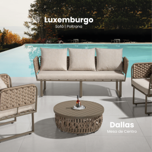 Conjunto Área Externa Luxemburgo