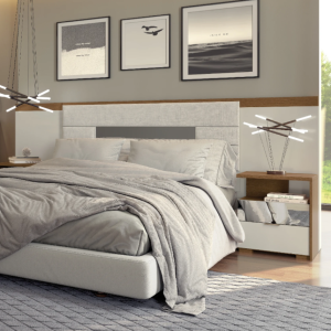 Painel de Cabeceira Estofado Regência