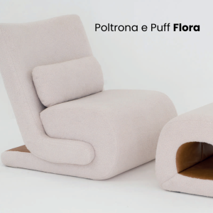 Poltrona e Puff Flora